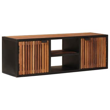 vidaXL TV-kast 105 x 30 x 35 cm Massief Mango Hout en, Huis en Inrichting, Woonaccessoires | Cd- en Dvd-rekken, Verzenden, Nieuw