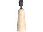 Anne Lighting - tafellamp - Travino - crème - steen - Ø 10cm, Verzenden, Nieuw