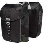 Basil Dubbele Fietstas Miles black lime, Verzenden, Nieuw