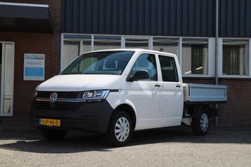 Volkswagen Transporter 2.0 TDI DC / 6 persoons / pick up / O, Gebruikt, Euro 6, Volkswagen, Wit