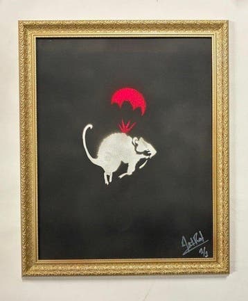 ArtRat - BANKSY Tribute - Red Escape