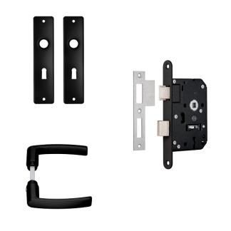 Deurbeslag set | AXA | Edge | 55 mm, Doe-het-zelf en Verbouw, Hang- en Sluitwerk, Nieuw, Verzenden