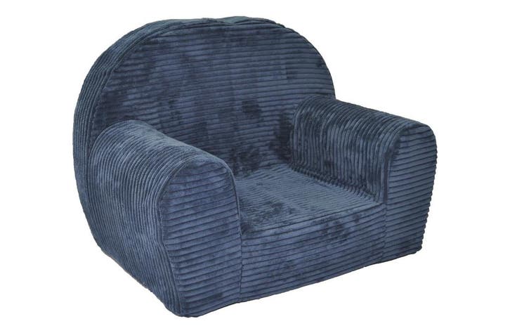 Kinderfauteuil LINCOLN fluweel - Retourdeal 30% Korting, Kinderen en Baby's, Kinderkamer | Tafels en Stoelen, Zo goed als nieuw