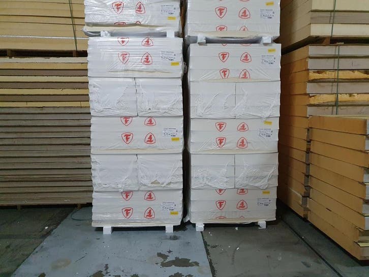 B-Keus PIR 2-zijdig mineraalglasvlies 1200x600x160mm Rd:5.93, Doe-het-zelf en Verbouw, Isolatie en Afdichting, Ophalen of Verzenden