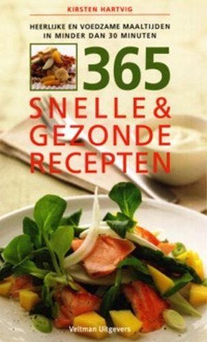 365 snelle & gezonde recepten 9789059203037 K. Hartvig, Verzenden, Gelezen, K. Hartvig