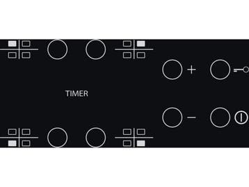 Whirlpool AKT 801/NE - Inductiekookplaat - 4 zones - Zwart, Verzenden, Zo goed als nieuw