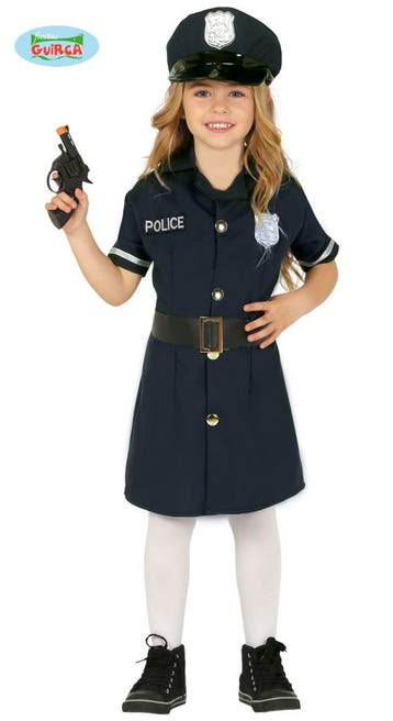 Politie Kostuum Jurkje Meisje Jill, Ophalen of Verzenden, Nieuw