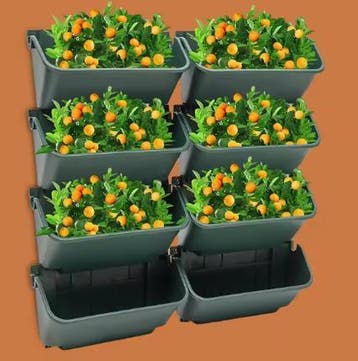8-delige verticale tuin bloempot/plantenbak muur terras, Tuin en Terras, Verzenden, Nieuw