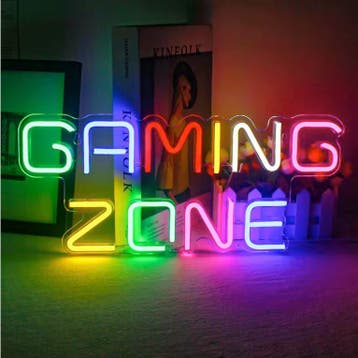 Gaming Neon LED Wandlamp USB – Gaming Zone Decoratie, Verzenden, Nieuw
