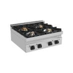 Unninox Fornuis | 700 SERIE | Gas | 4 Branders 3x 6.5kW 1x 9, Ophalen of Verzenden, Nieuw in verpakking