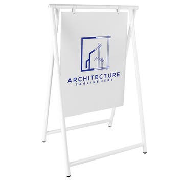 Stoepbord Swing Sign A-Frame White, Nieuw in verpakking