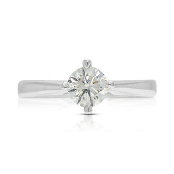 Other brand - Ring - 18 karaat Witgoud - 0.61ct. tw. Diamant, Nieuw