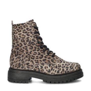 Shoecolate veterboots voor dames in het Grijs, Shoecolate, Verzenden, Lage of Enkellaarzen, Nieuw