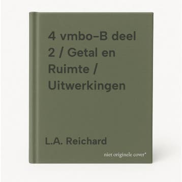 4 vmbo-B deel 2 / Getal en Ruimte / Uitwerkingen, Boeken, Verzenden, Gelezen, L.A. Reichard
