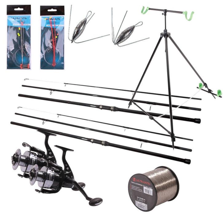 Ultimate Beachforce Strandhengel Set 4.20m, Watersport en Boten, Hengelsport | Algemeen, Nieuw, Verzenden