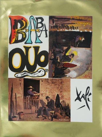 Salvador Dali (1904-1989) - Babaouo : Visage caché