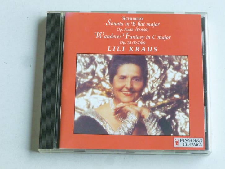 Schubert - Sonata, Wanderer Fantasy / Lili Kraus, Cd's en Dvd's, Cd's | Klassiek, Zo goed als nieuw, Ophalen of Verzenden
