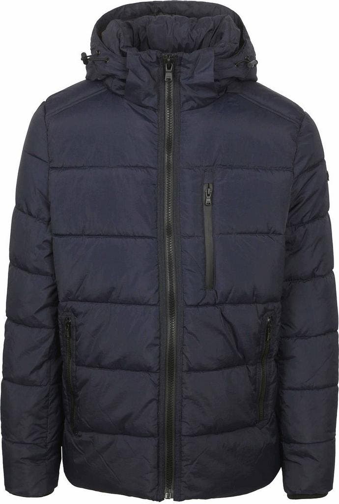 McGregor Jas Hooded Puffer Navy maat M Heren, Kleding | Heren, Jassen | Winter, Blauw, Nieuw, Maat 48/50 (M), Verzenden
