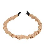 Haarband Diadeem 1cm – Glitter Steentjes – Gerimpelde Stof –, Nieuw