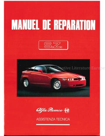 1990 ALFA ROMEO SZ (ES30) WERKPLAATSHANDBOEK FRANS