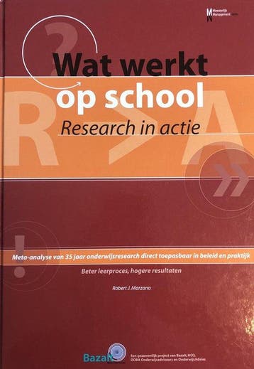 Wat werkt op school - Marzano, Boeken, Verzenden, Gelezen