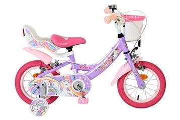 Volare Unicorn Kinderfiets - Meisjes - 12 inch - Paars -, Verzenden, Nieuw