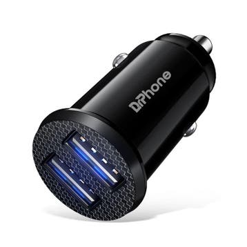 DrPhone Invisible 5V 2.4A USB Auto Oplader voor Mobiele Tele, Verzenden, Nieuw