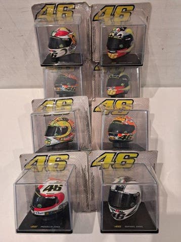 Miniatuurhelm - Planeta DeAgostini - Valentino Rossi, Nieuw