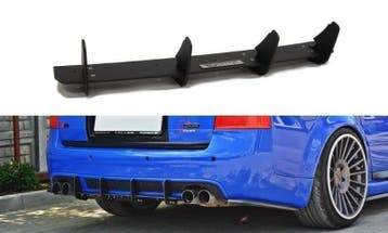 Achter Diffusers Audi RS6 C5 Glanzend Zwart, Ophalen of Verzenden, Nieuw