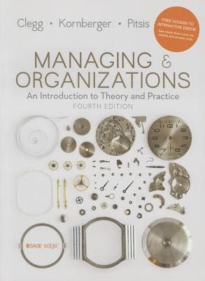 Managing and Organizations An Introduction to  9781473938441, Verzenden, Zo goed als nieuw
