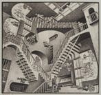 M.C. Escher (1898-1972) - Ascendant et Descendant