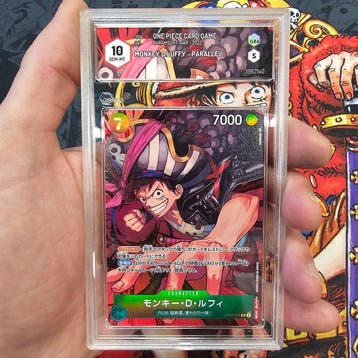 One Piece Graded card - Monkey D. Luffy (Parallel) OP02-041, Nieuw