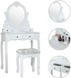 Kaptafel Classic | Wit | 136cm Hoog | A-kwaliteit, Ophalen of Verzenden, Nieuw, Klassiek