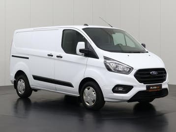 Ford Transit Custom 2.0TDCi 130PK Werkplaatsinrichting, Stof, Gebruikt, Euro 6, Wit