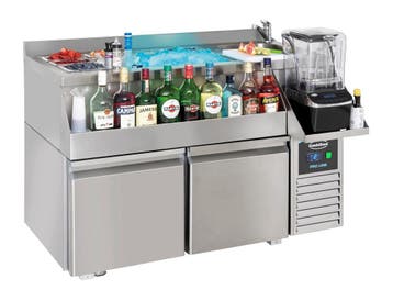 CombiSteel Koelwerkbank 180L | 2 Deuren | Cocktail Bar Stati, Witgoed en Apparatuur, Koelkasten en IJskasten, Ophalen of Verzenden