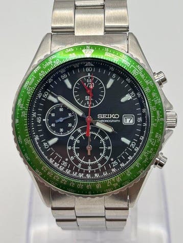 Seiko - Chronograph - Zonder minimumprijs - SZER033 - Heren
