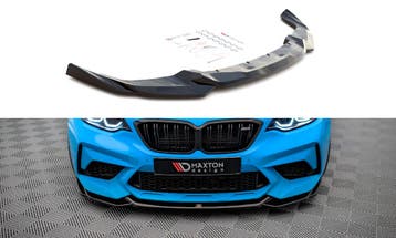 Voorspoiler V.1 BMW M2 F87 Competition Maxton Glans Zwart, Ophalen of Verzenden, Nieuw