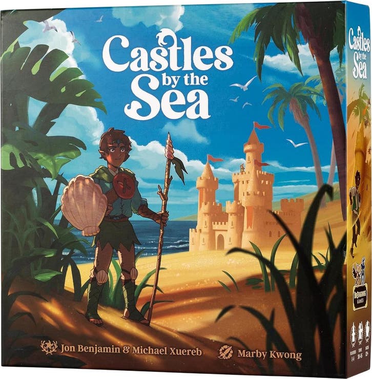 Castles by The Sea - Boardgame | Brotherwise Games -, Hobby en Vrije tijd, Gezelschapsspellen | Bordspellen, Nieuw, Verzenden