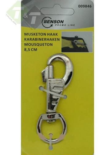 Musketon Haak - Karabijnhaak - Werkhaak - Sleutelhanger - Be, Ophalen of Verzenden, Nieuw, IJzer, Overige typen