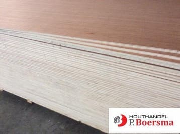 Multiplex mix hardhout 12mm - scherpe prijzen!, Doe-het-zelf en Verbouw, Nieuw, Multiplex, Minder dan 20 mm