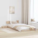 vidaXL Bedframe Bruin 90 x 190 cm Hout, Verzenden, Nieuw, Bruin, Hout