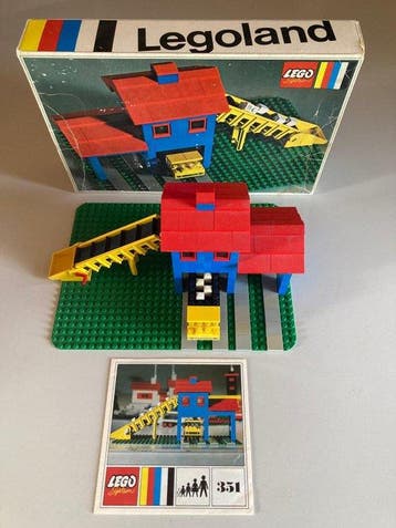 Lego Set - 351 - Legoland - Loader Hopper with Truck, Nieuw