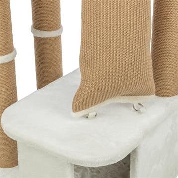Krabpaal Trixie Active Wit – Krabpaal met Klimwand, Klimz., Verzenden, Nieuw, Krabpaal