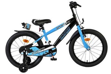 Volare Sportivo Kinderfiets - 18 inch- Blauw Zwart, Ophalen of Verzenden, Nieuw, 16 tot 20 inch, Overige merken