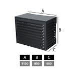 Airco en warmtepomp omkasting medium RAL7024 Grafietgrijs, Verzenden, Nieuw in verpakking