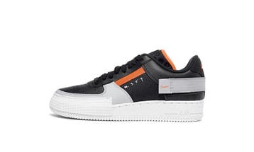 Nike Air Force 1 Type Black Hyper Crimson, Nieuw