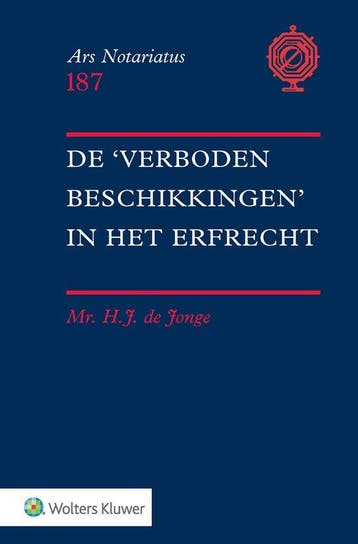 9789013180350 De verboden beschikkingen in het erfrecht, Verzenden, Zo goed als nieuw