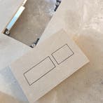 Betegelbare Drukplaat BWS Flush Geschikt voor Geberit Sigma,, Ophalen of Verzenden, Nieuw, Overige typen