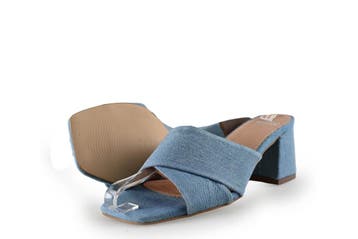 Manfield Muiltjes in maat 37 Blauw, Overige typen, Zo goed als nieuw, Manfield, Verzenden