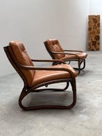 IKEA - Fauteuil - Baden - Rattan, Bamboe, Leder, Canvas - 2, Antiek en Kunst, Antiek | Meubels | Stoelen en Banken